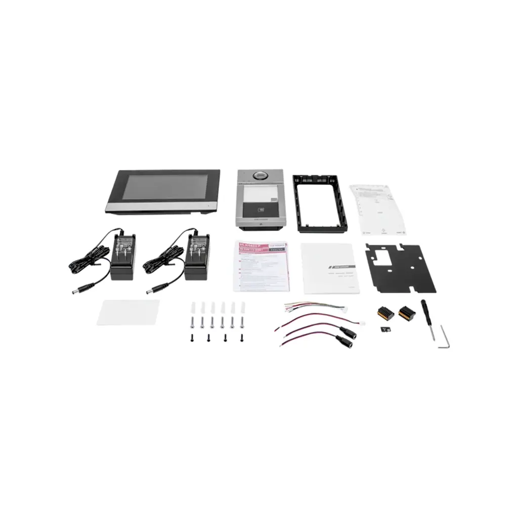 DS-KIS603-P | KIT DE VIDEO PORTERO INC MONITOR FRENTE DE CALLE 