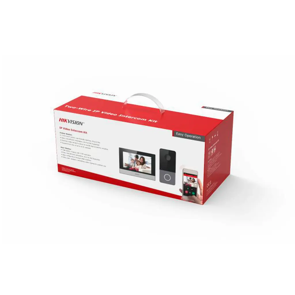 DS-KIS603-P | KIT DE VIDEO PORTERO INC MONITOR FRENTE DE CALLE 