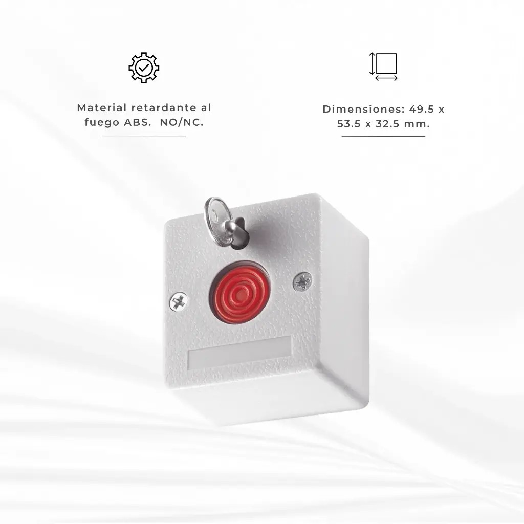 DS-PD1-EB | BOTON PANICO CABLEADO LLAVE