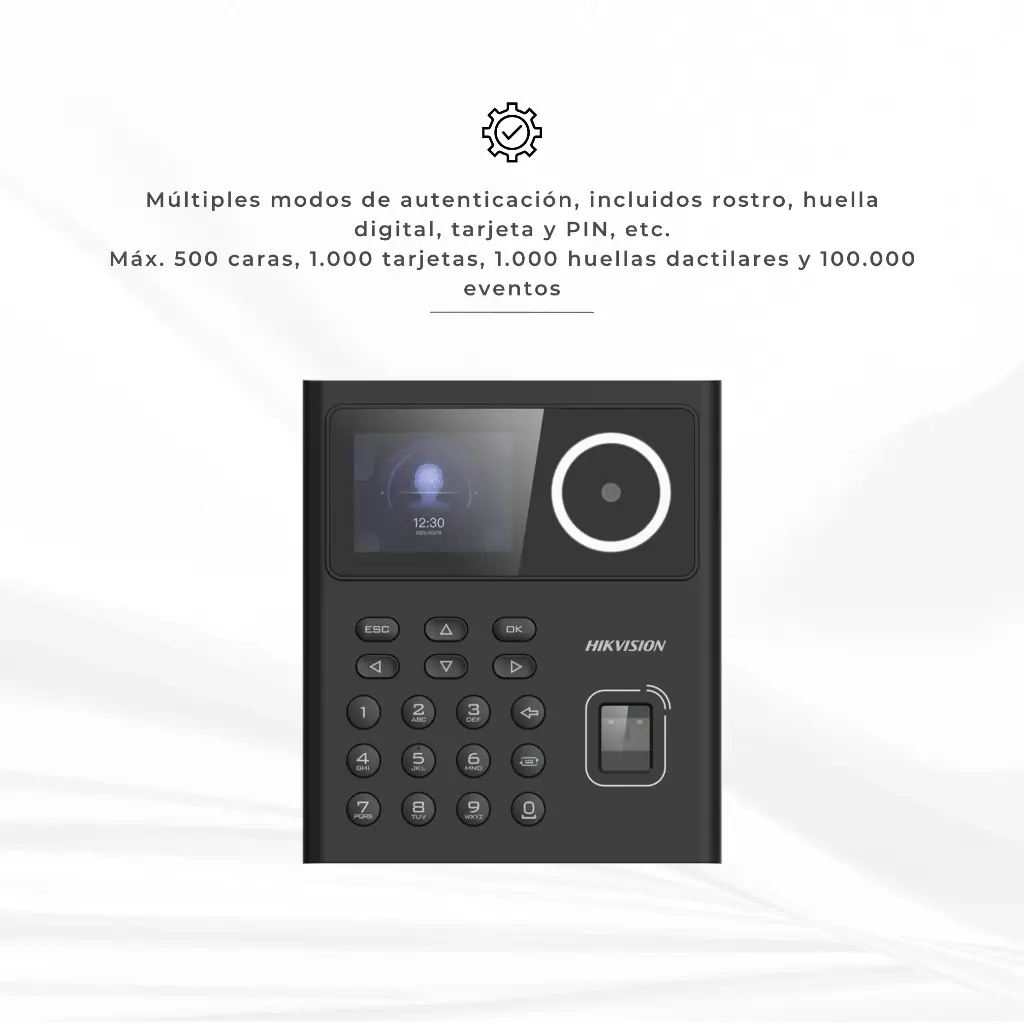 DS-K1T320MFX | CONTROL DE ACCESO FACIAL 