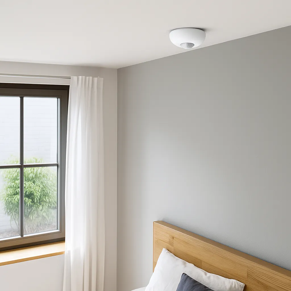 DS-PDCL12-EG2-WB | DETECTOR PIR 360 GRADOS INALAMBRICO PARA PANEL DE ALARMA HIKVISION