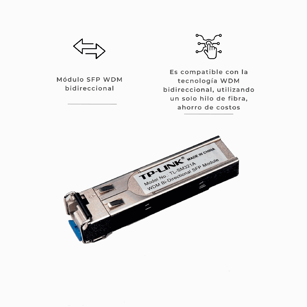 TL-SM321A | TRANCEIVER BI-DIRECCIONAL 1000BASE-BX WDM SFP MODULE