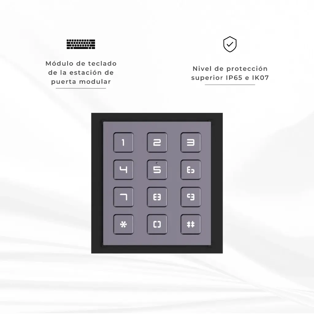 DS-KD-KP | MODULO DE TECLADO PARA ACCESO 
