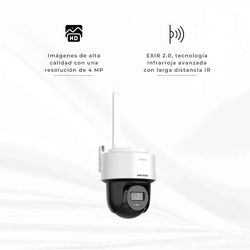DS-2DE2C400IWG/W | DOMO PT 4MP IP WIFI CON AUDIO BIDERECCIONAL 