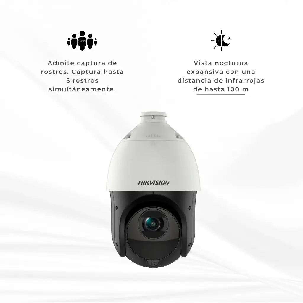 DS-2DE4425IW-DE | CAMARA DOMO PTZ IP 4MP 25X-100 MT IR 