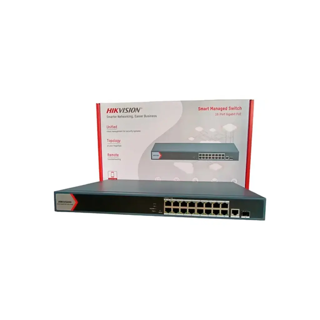 DS-3E1518P-EI/M | SWITCH ADMINISTRABLE 16PTOS 