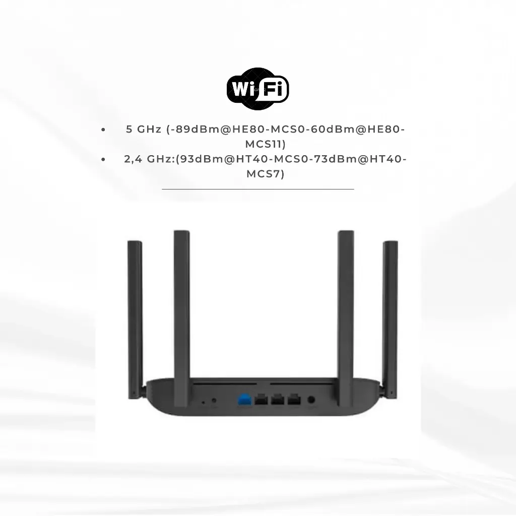DS-3WR15X | ROUTER WIFI 6 1500MBPS HIKVISION