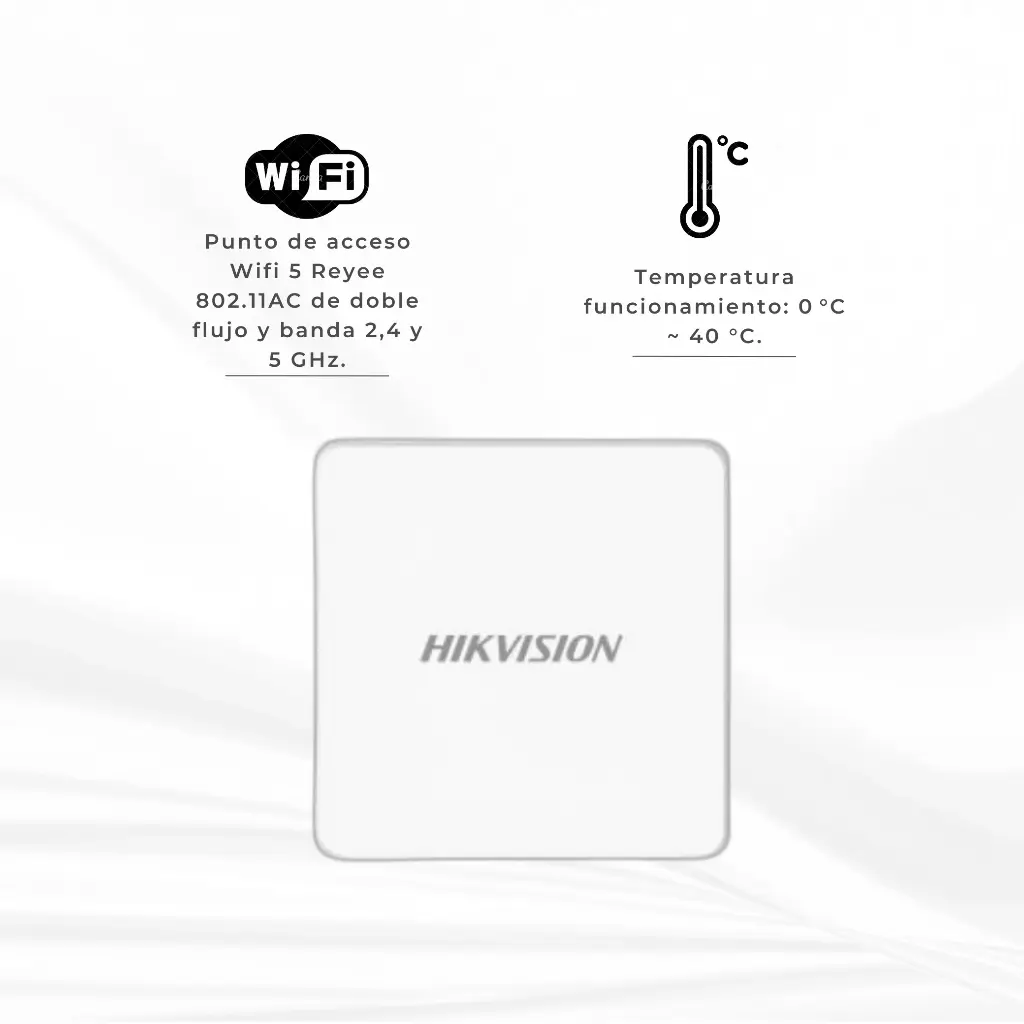DS-3WAP621E-SI | PUNTO DE ACCESO WIFI 5 POE INTERIOR GIGABIT HIKVISION