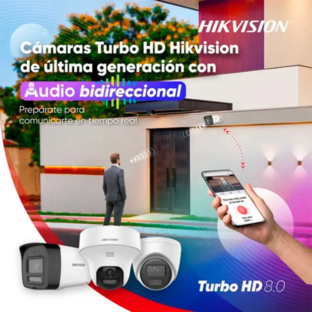 DS-2CE16D0T-LXTS | BALA 2MP DUAL LIGHT CON SIRENA ESTROBO Y AUDIO BIDERENCIONAL 