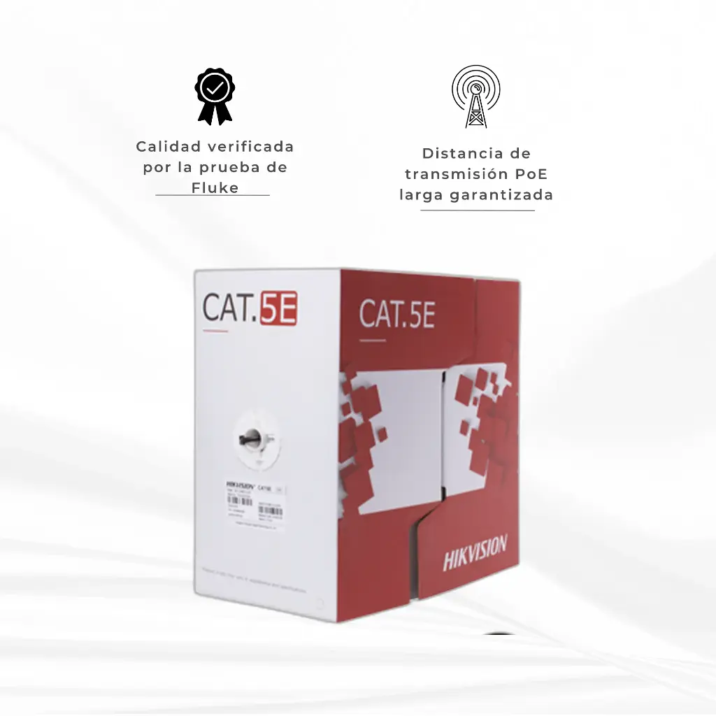 DS-1LN5EO-UU/E | CABLE UTP CATEGORIA 5E EXTERIOR HIKVISION