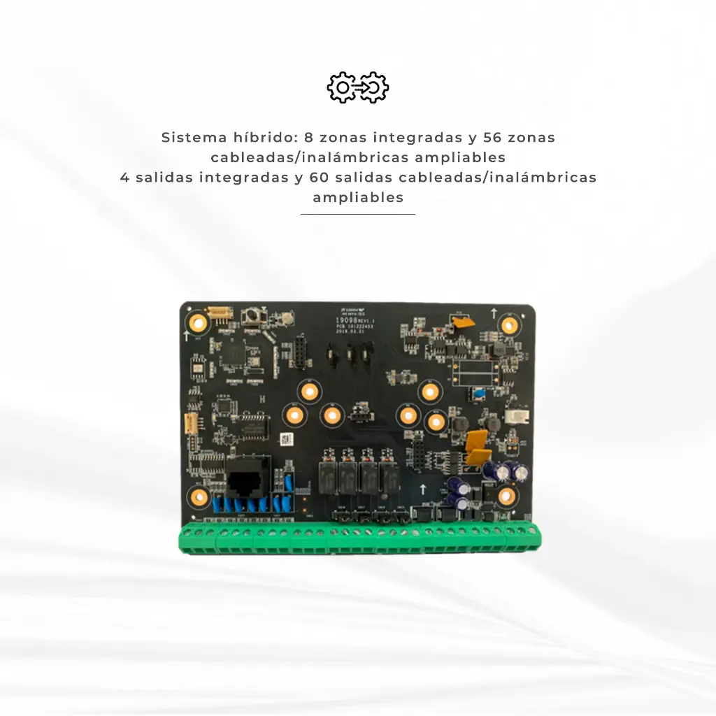 DS-PHA64-B | PANEL DE ALARMA HIBRIDO 