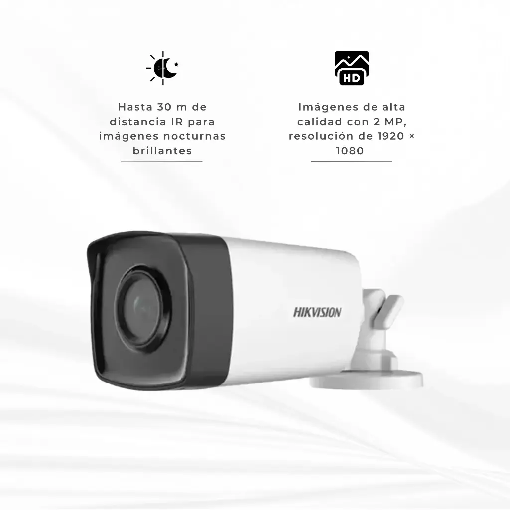 DS-2CE17D0T-IT5F | CAMARA BALA 1080P 80MTS 3.6MM