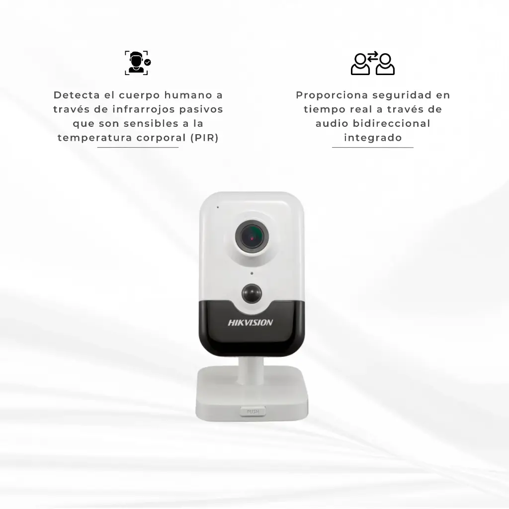 2CD2421G0-IW | CAMARA CUBO 2MP WIFI LENTE FIJO 2.8MMIR EXIR