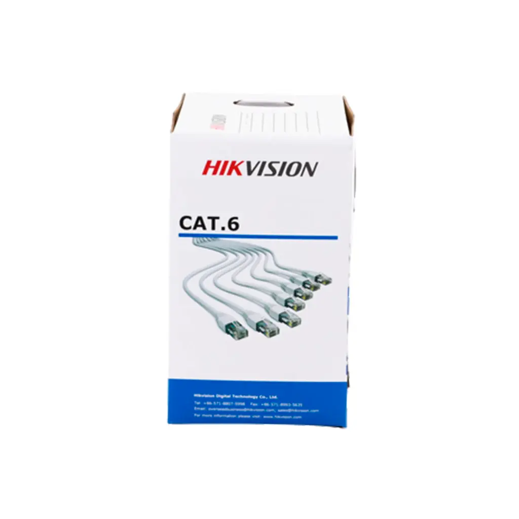 DS-1LN6-UE-W | CABLE UTP CAT6 305M UL COBRE DS-1LN6-UE-W HIKVISION