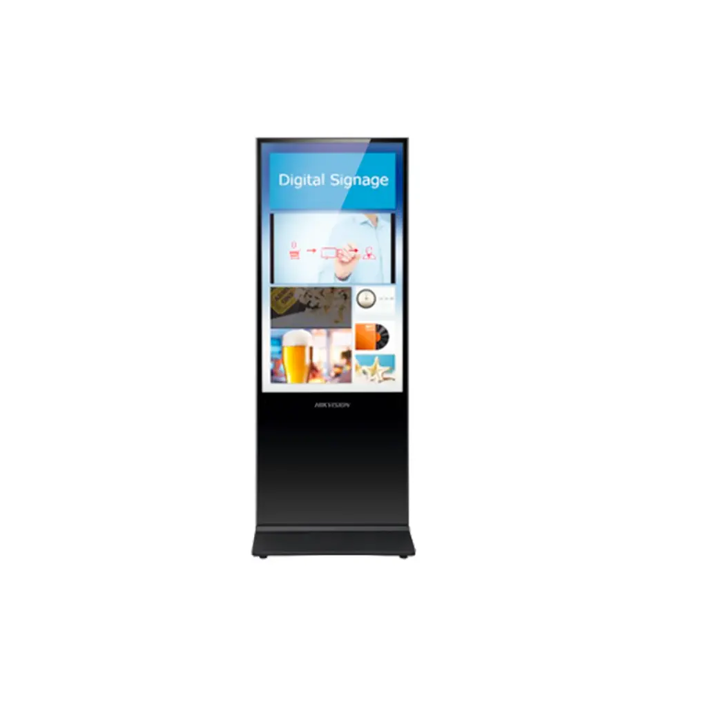 D6055UL-B/S  | PANTALLA DE 55' 4K PARA PUBLICIDAD DIGITAL/BASE PARA PISO(TOTEM)/PUERTOS USB