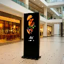 D6055UL-B/S  | PANTALLA DE 55' 4K PARA PUBLICIDAD DIGITAL/BASE PARA PISO(TOTEM)/PUERTOS USB