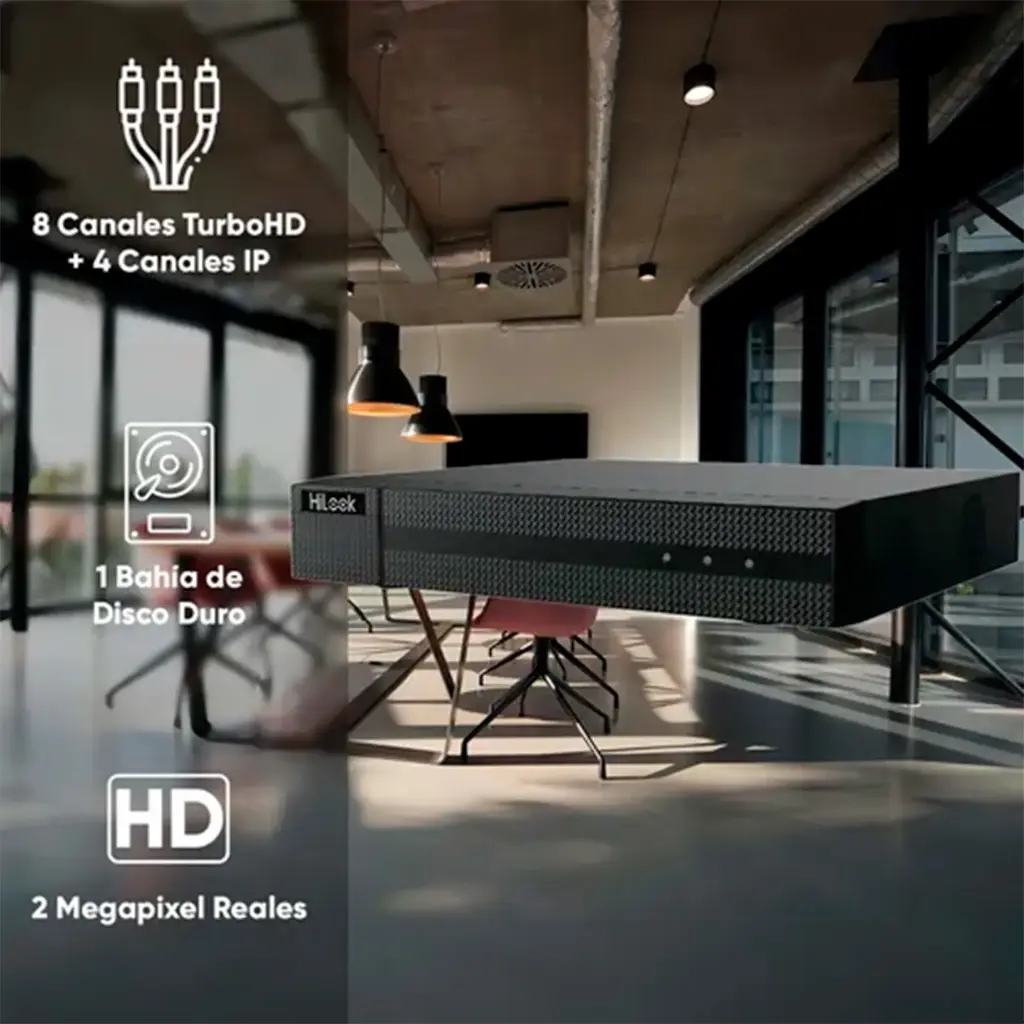 DVR-208Q-M1 | DVR 8CH HD TVI/AHD/CVI/CVBS 1CH DE AUDIO 1080P ACUSSEN 