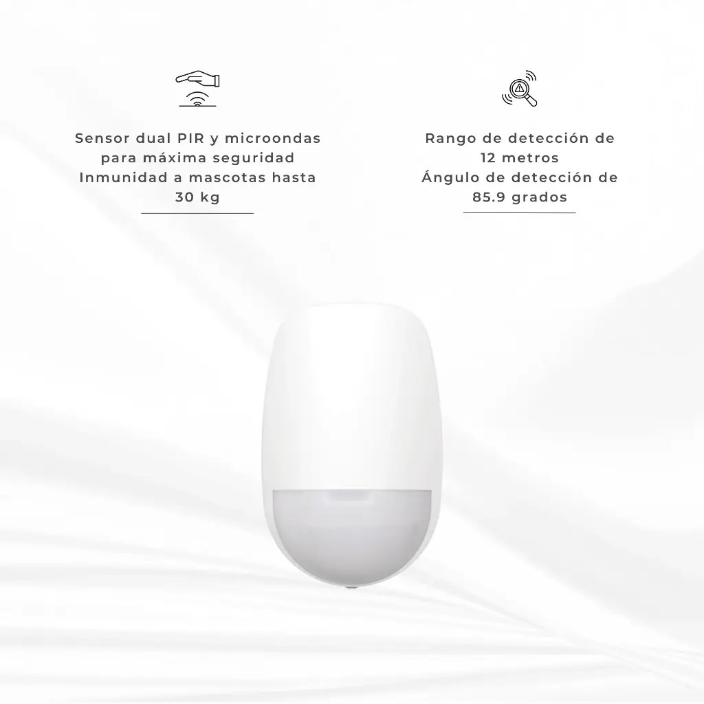 DS-PDD12P-EG2 | SENSOR ALARMA DOBLE TECNOLO