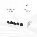 DS-3E0505D-E | SWITCH 5 PUERTOS 
