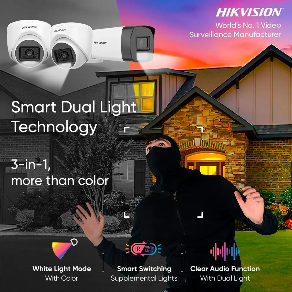 DS-2CE76K0T-LMFS | CAMARA DOMO 5MP SMART HYBRID 