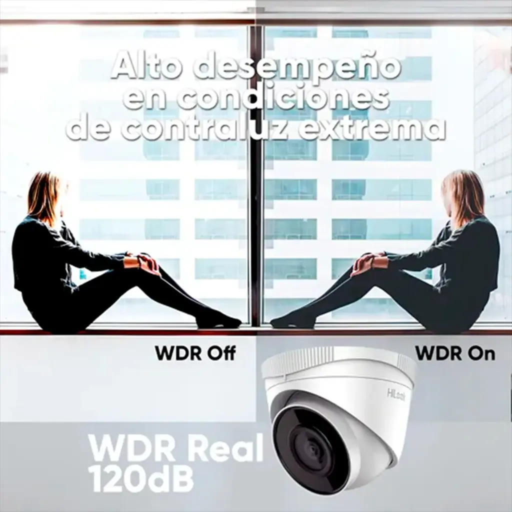IPC-T240H | CAMARA DOMO 4MP IP 2.8MM 30 MTS EXIR