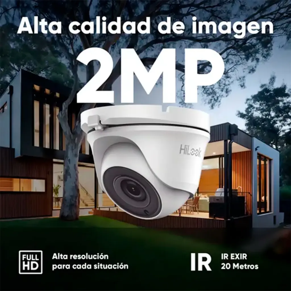 TCH-T140-M | DOMO CAM DE VIGILANCIA HILLOK EXTERIOR 4MP