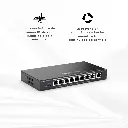 RGES209GCP | SWITCH POE9 PUERTOS GIGABIT  RJ45