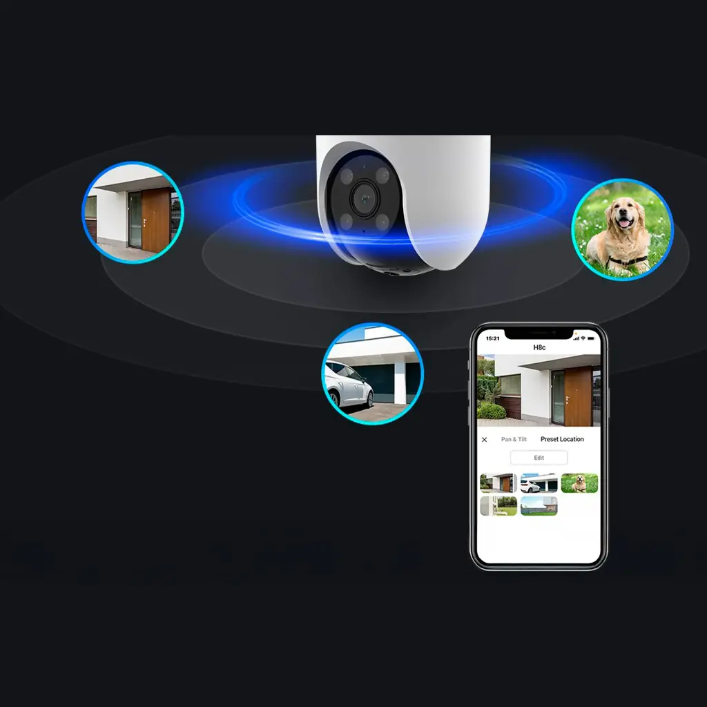 CS-H8c-R100-1K3WKFL | CÁMARA IP 3MP PT EXTERIOR WIFI