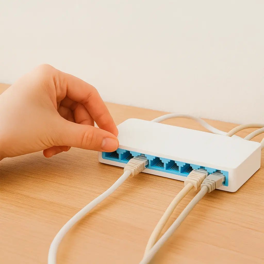 MS108 | SWITCH ESCRITORIO 8 PUERTOS 10/100 MBPS