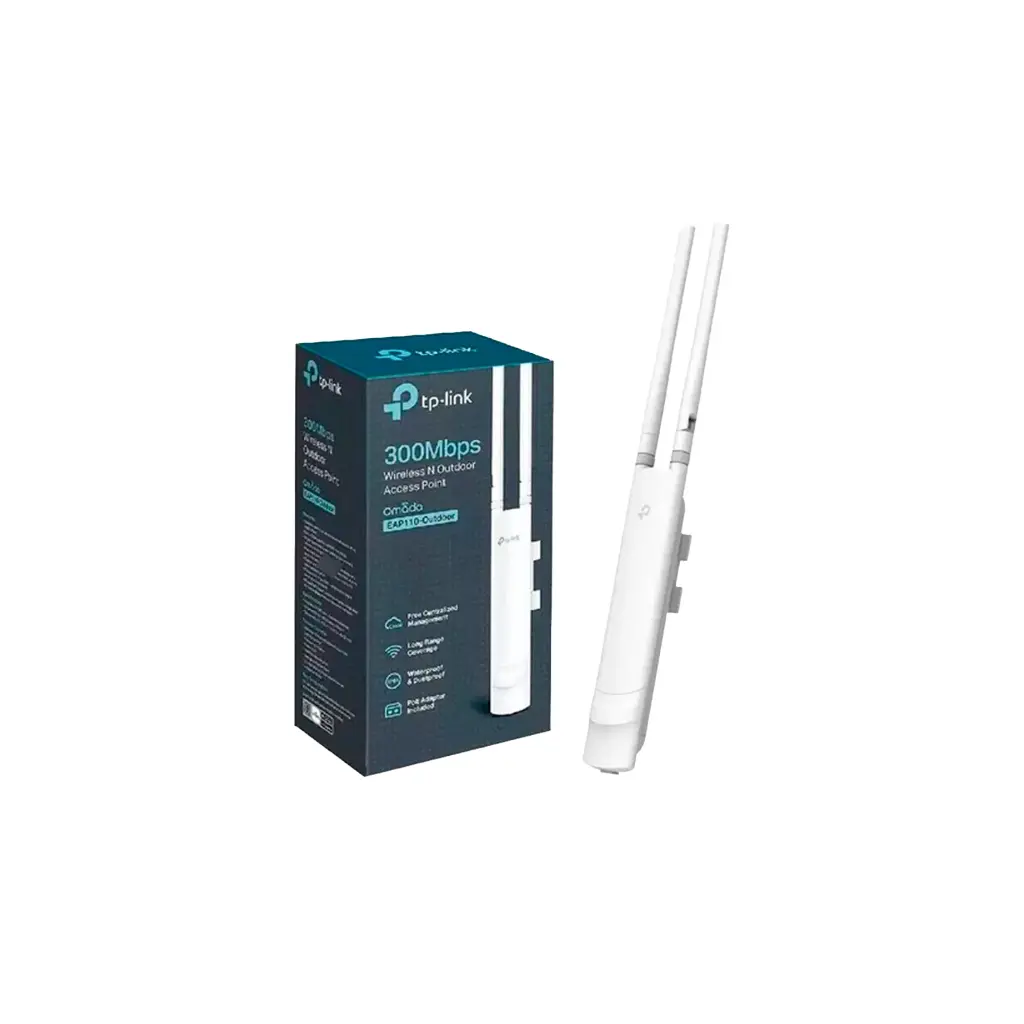EAP110-EXT | ACCES POINT INALAMBRIVO PARA EXTERIOR WIFI DE HASTA 300Mps MIMO 2x2