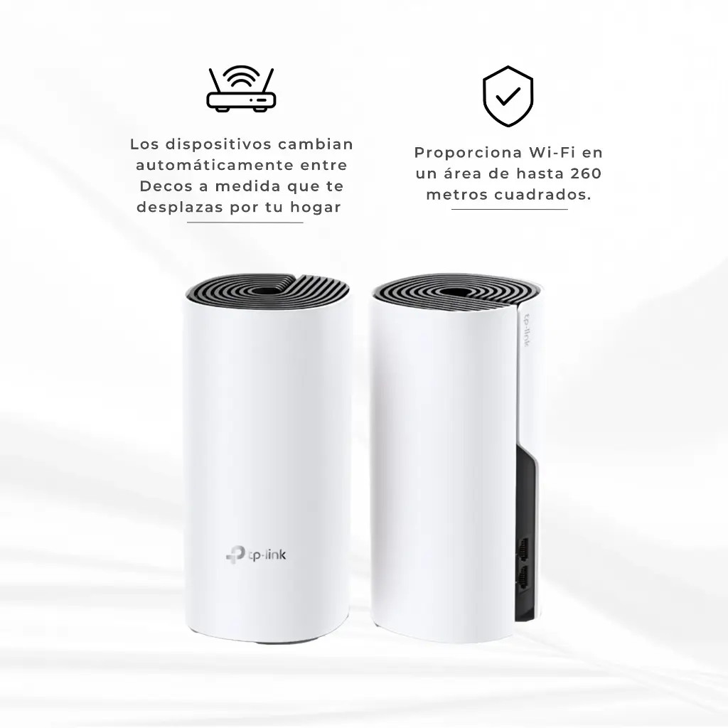 Deco M4(2-pack) | Deco M4(2-pack) Sistema de Wi-Fi en malla para toda la casa AC1200
