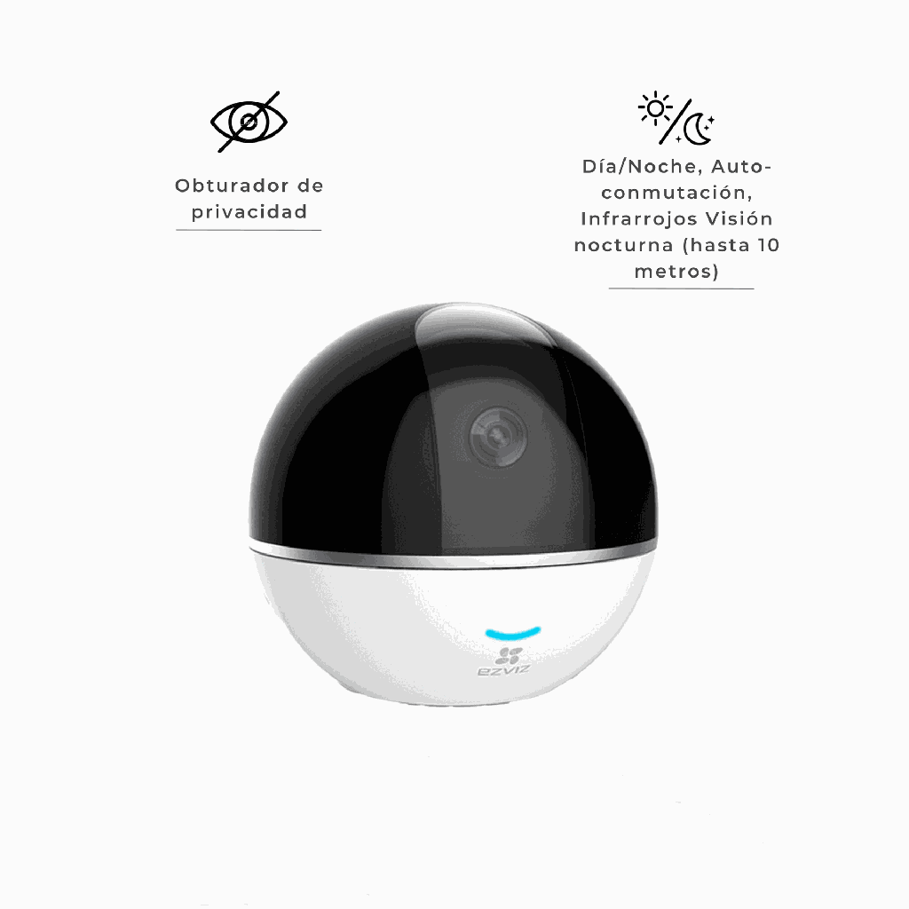 32WFR | CAMARA IP WIFI C6TC 1080 SONRIENTE, AUDIO BIDIRECCIONAL TIPO PTZ 360