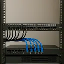 NPP6A24-1624 | PATCH PANEL CAT 6A 24 PUERTOS 1U