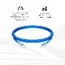 NPC67A-0607 | PATCH CORD CAT 6 7FT AZUL