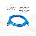 C5E10A-0510 | PATCH CORD CAT 5E 10 FT AZUL 