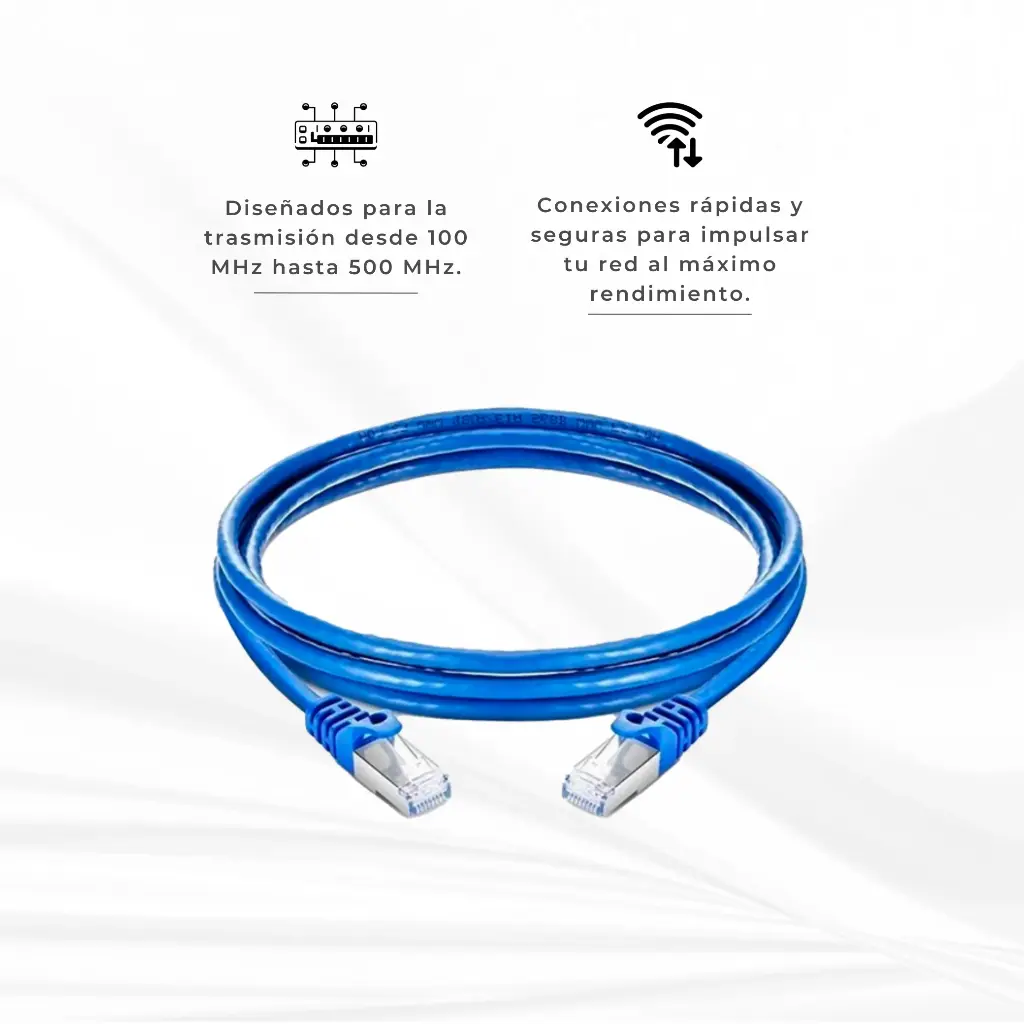 C6A10A1610 | PATCH CORD CAT 6A 10FT AZUL