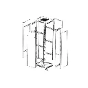 NGBP-6045 | GABINETE PISO 60X60X45U (AXPXAL)