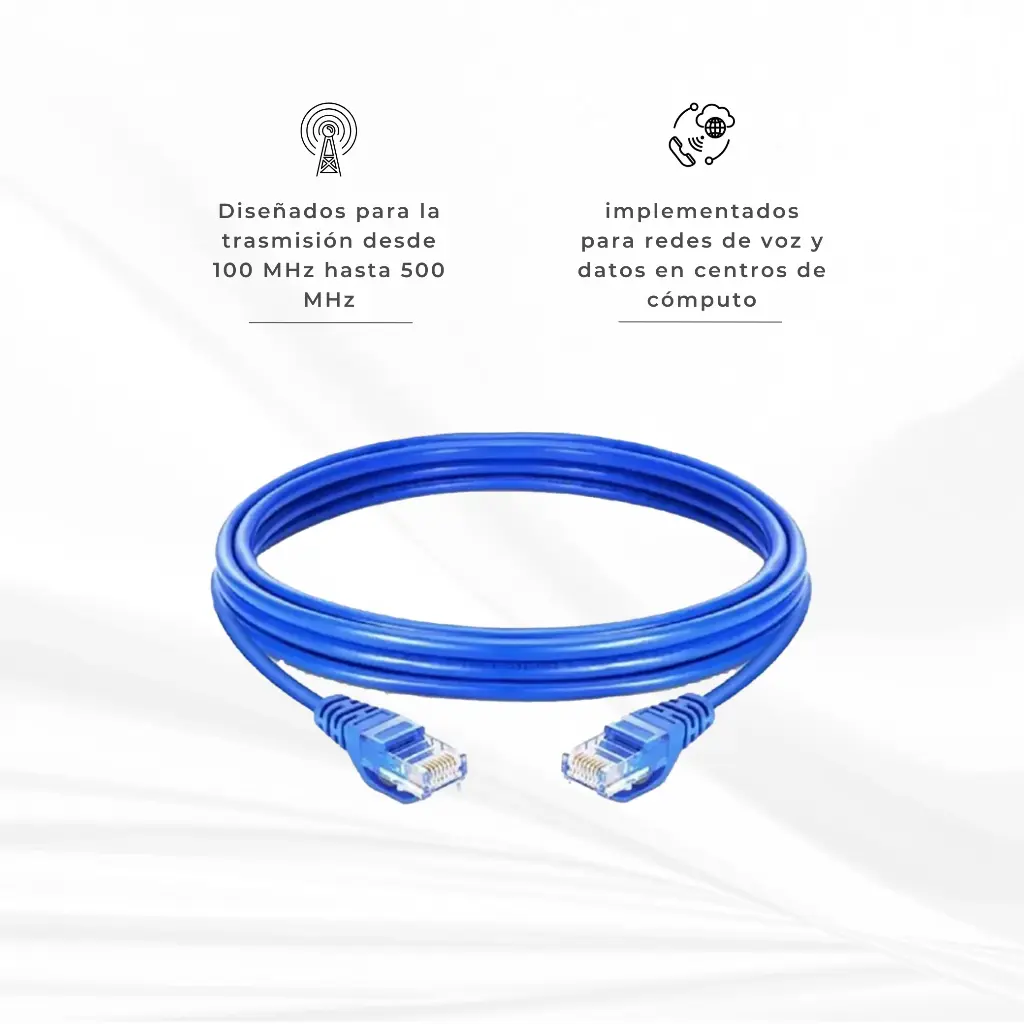 NPC65A-0605 | PATCH CORD CAT6 5FT AZUL