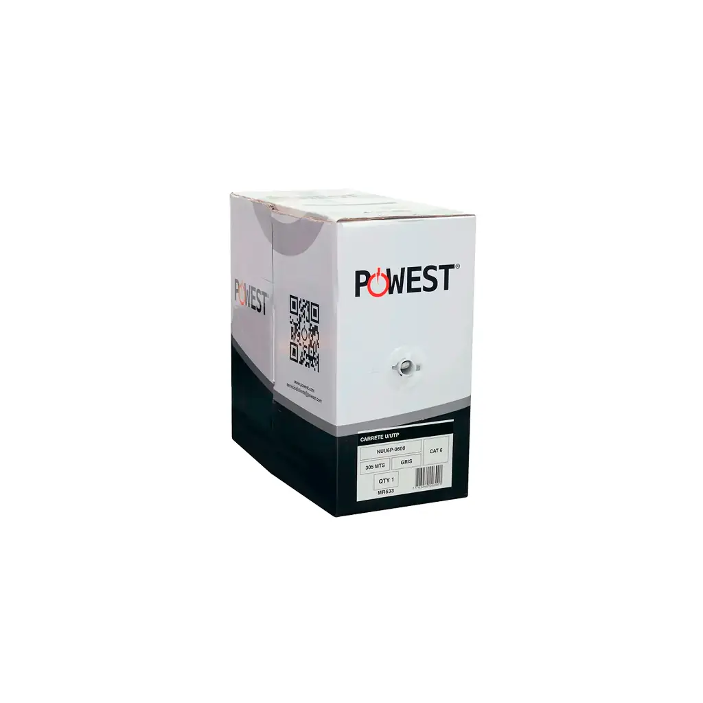 NUU5EP-0509 | CABLE UTP CAT 5E (305MTS) POWEST