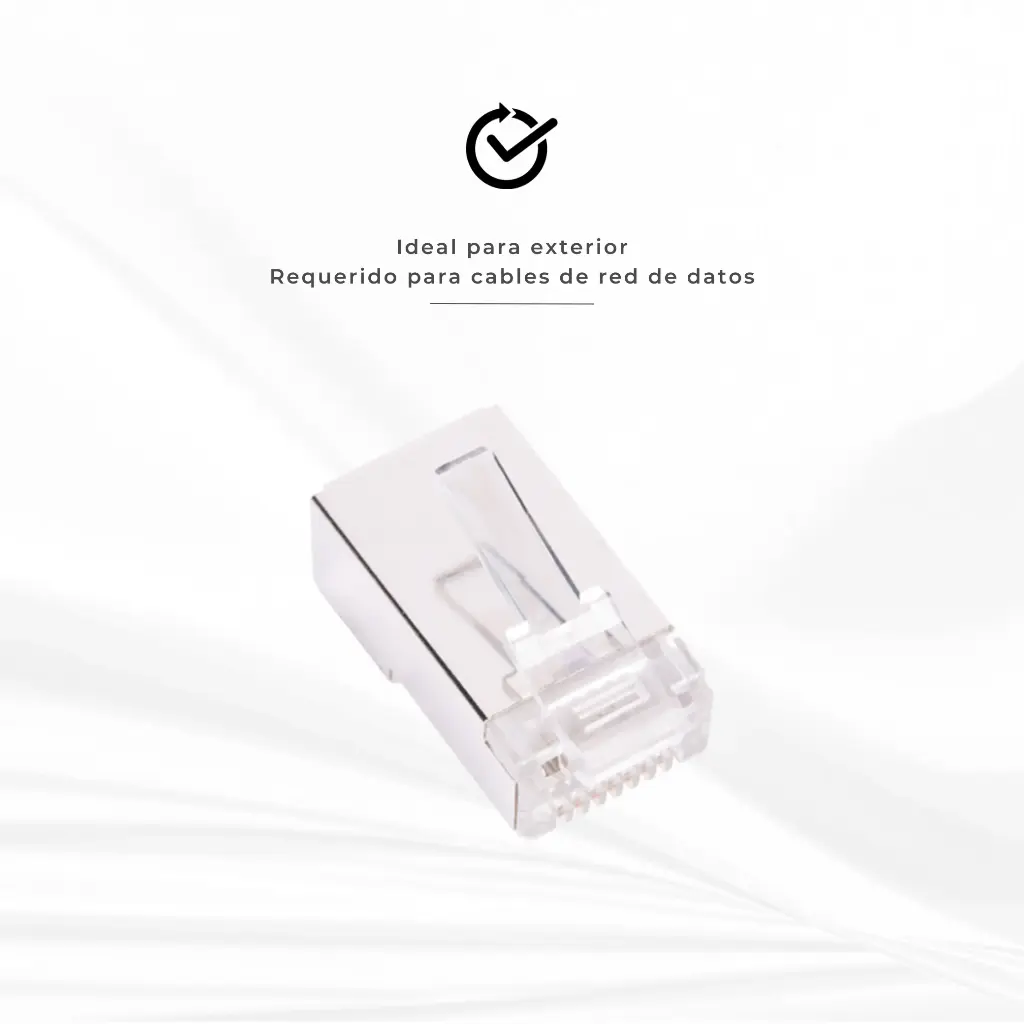 NRJ6AF-3606 | CONECTORES RJ45 CAT 6A FTP BLINDADOS 