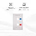 NFPD-0005 | FACE PLATE DOBLE POWEST