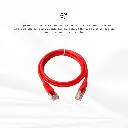 NPC6A7RU-5607 | PATCH CORD UTP CAT 6A 7FT ROJO