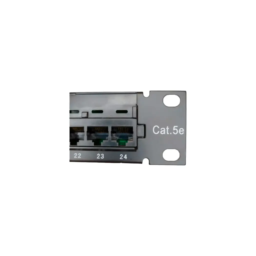 NPP5E24-0524 | PATCH PANEL CAT 5E 24 PUERTOS 1U