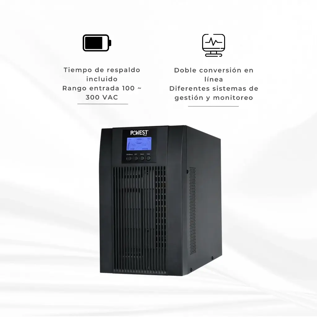 NUOLT-7406 | UPS ONLINE 3KVA TITAN3KVA 220
