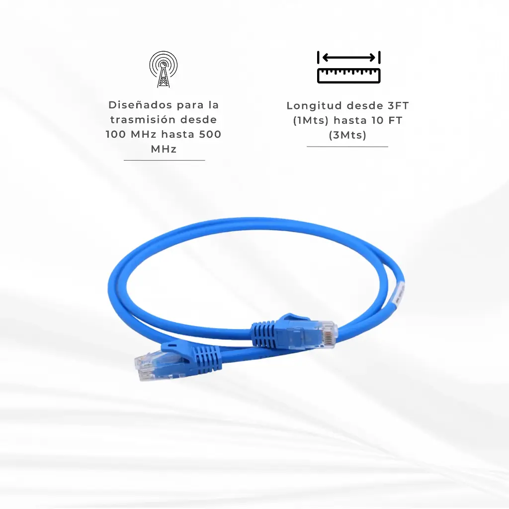 NPC6A5AU-4605 | PATCH CORD UTP CAT 6 5FT AZUL