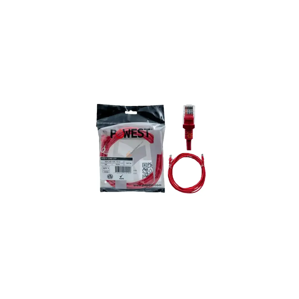 NPC6A10R-3610 | PATCH CORD U/FTP CAT 6A 10FT ROJO