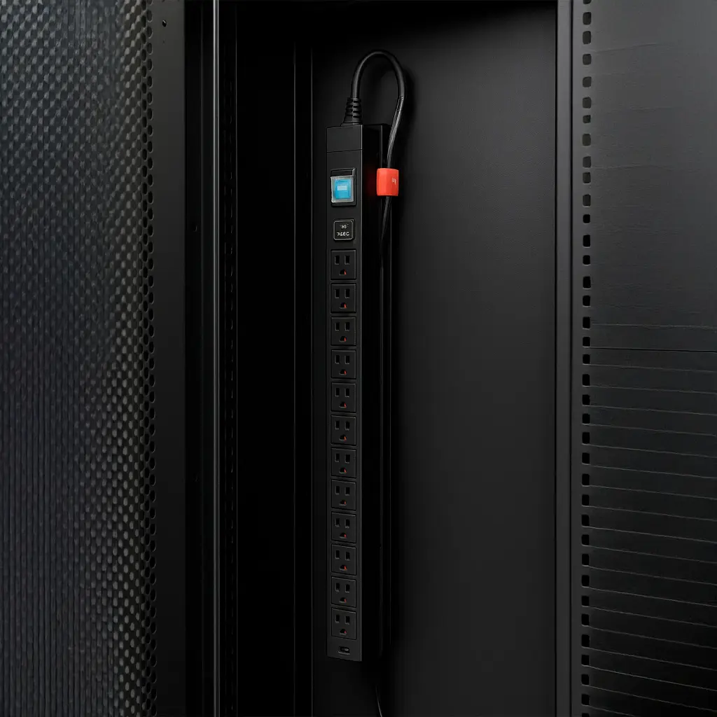 NMULT-2290 | MULTITOMA TIERRA AISLADO 12 SALIDAS RACK PDU VERTICAL