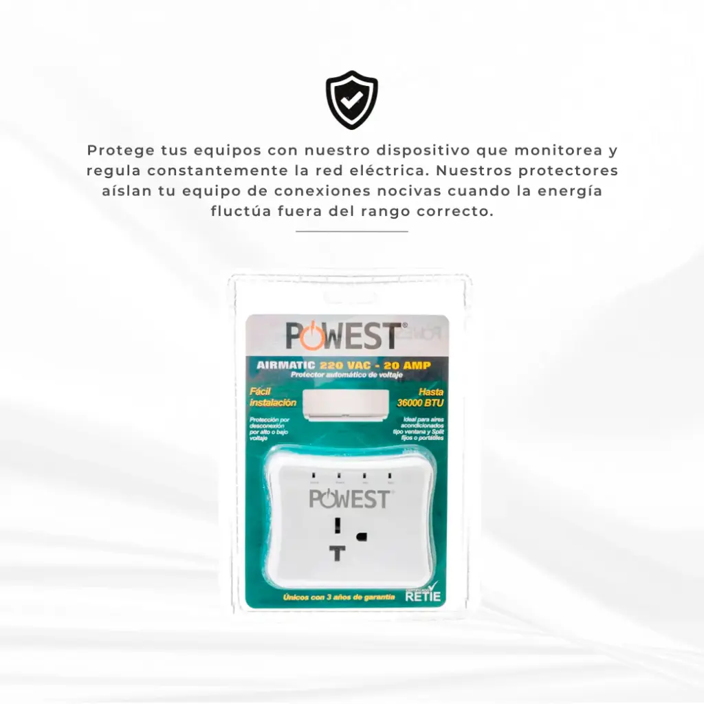 NPRAIR-7252 | PROTECTOR DE VOLTAJE 220V/20A AIRMATIC 