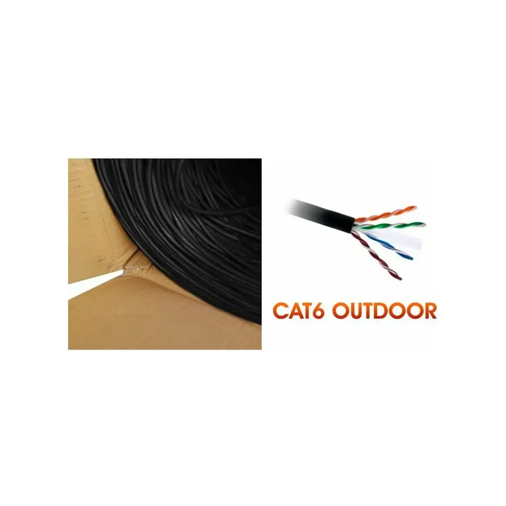 CABLE UTP  EXTERIOR CAT 6 POR 305MTS (S) 