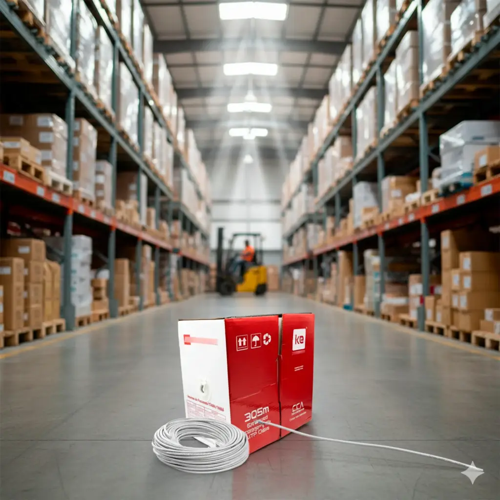 UTP ECO 5E X305 | CABLE ECO UTP CAT 5E X305 MTS CAJA ROJA